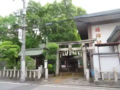 開口神社の鳥居