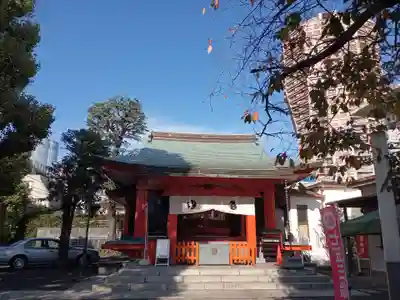 麻布氷川神社の本殿・本堂