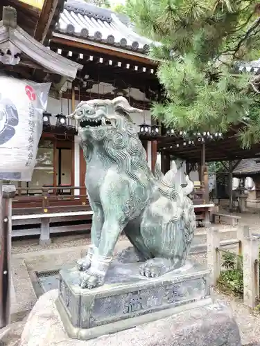 杭全神社の狛犬