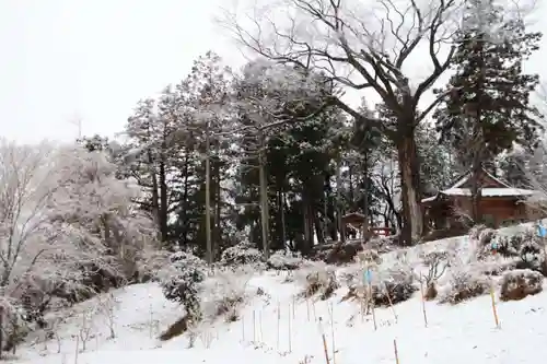 阿久津「田村神社」（郡山市阿久津町）旧社名：伊豆箱根三嶋三社の景色