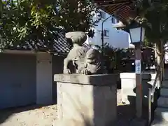 千住本氷川神社の狛犬