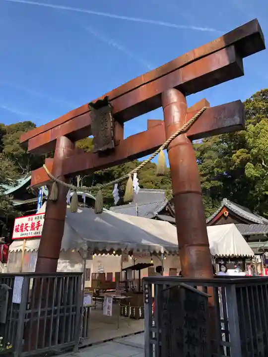 由加山 由加神社本宮の鳥居