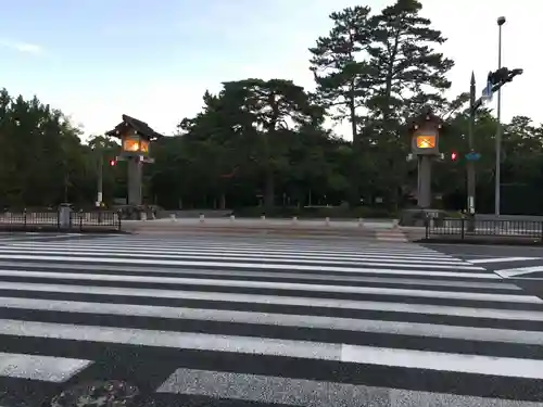 伊勢神宮外宮（豊受大神宮）の景色