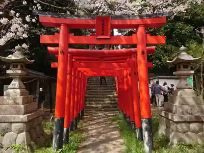 古城稲荷社の鳥居