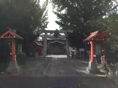 函館厳島神社の鳥居