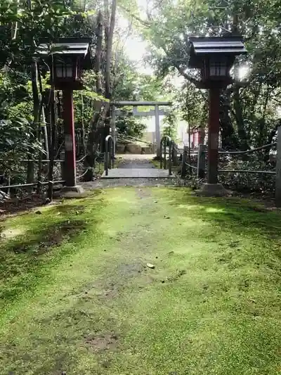 伊冨利部神社の鳥居