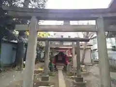上目黒氷川神社の鳥居