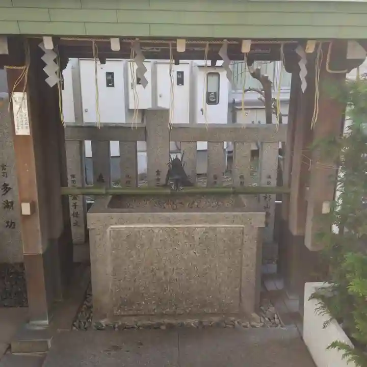 築土神社の手水舎