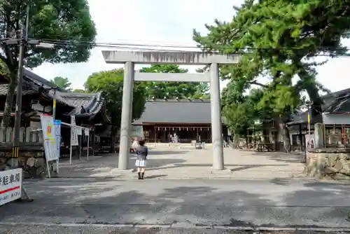 安久美神戸神明社の鳥居