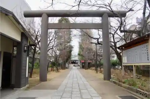 亀戸 香取神社の鳥居