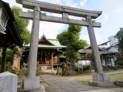 西向天神社の鳥居