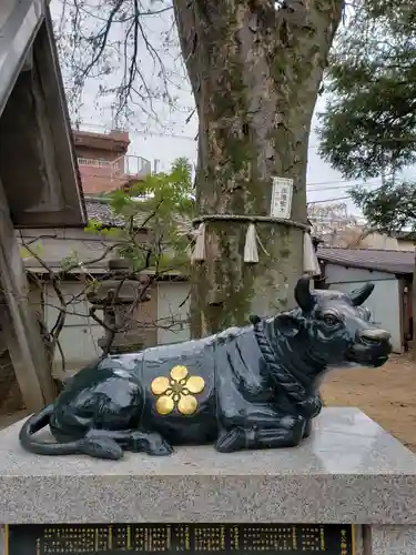 新井天神北野神社の狛犬