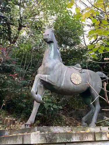 新羽杉山神社の狛犬