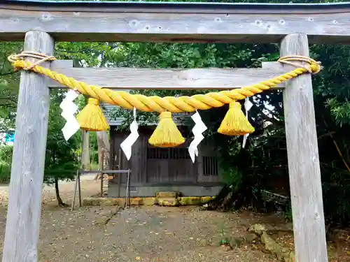 初生衣神社の鳥居