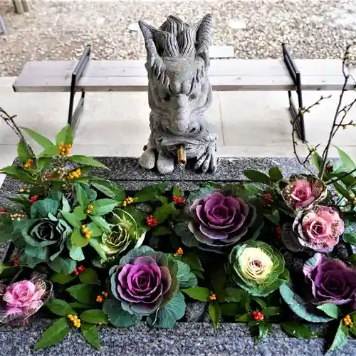 滑川神社 - 仕事と子どもの守り神の手水