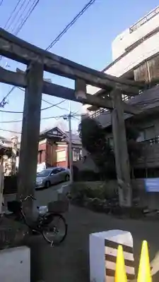 白山神社の鳥居