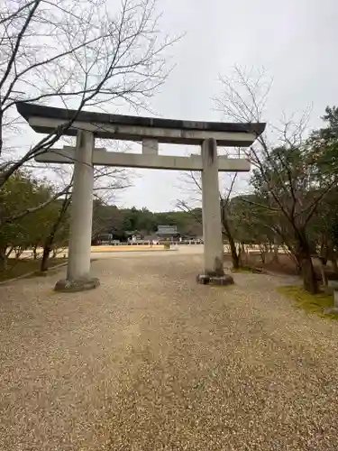 奈良縣護國神社の鳥居