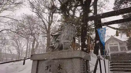 手稲神社の狛犬