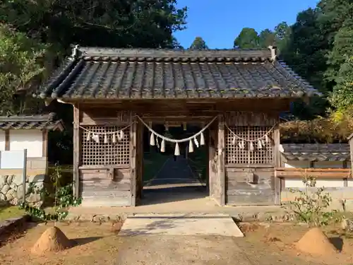 粟鹿神社の山門