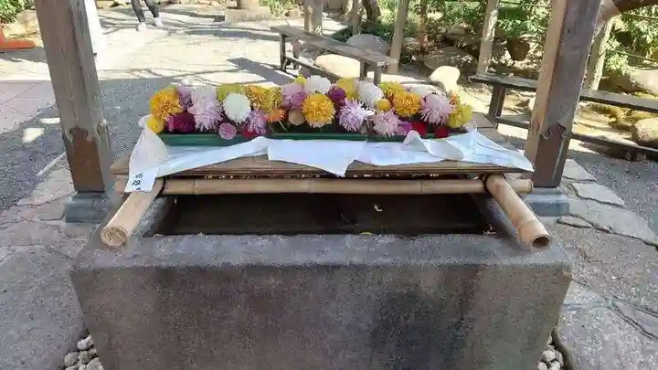 荏柄天神社の手水舎