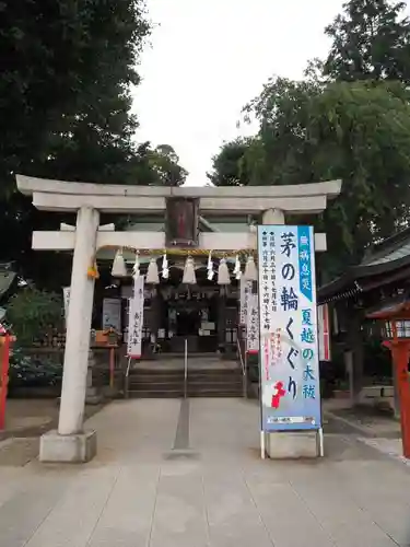 川越八幡宮の鳥居