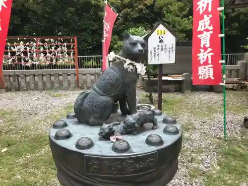 久里浜天神社の狛犬