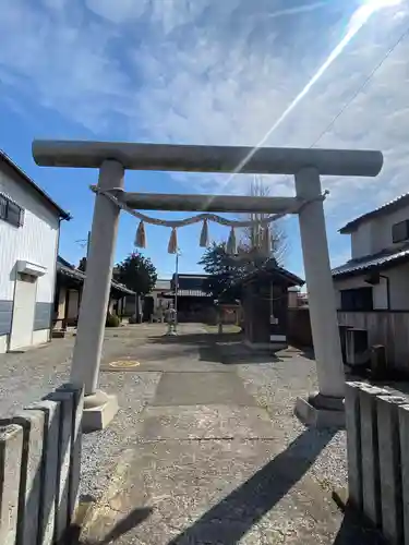 神明神社の鳥居