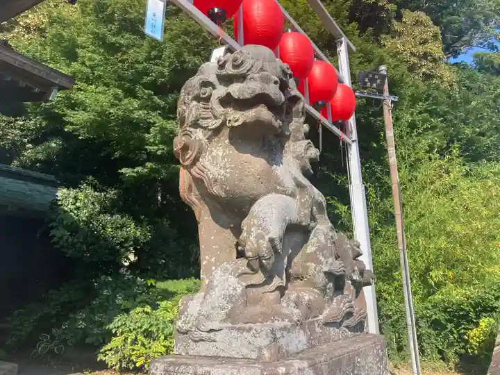 叶神社(東叶神社)の狛犬