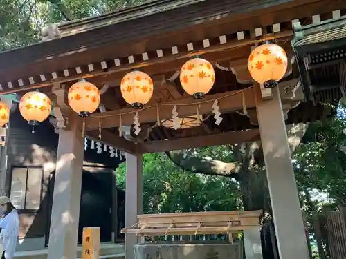 検見川神社の手水舎
