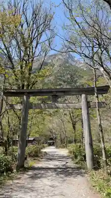 穂高神社奥宮(長野県)