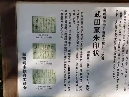 白羽神社の歴史