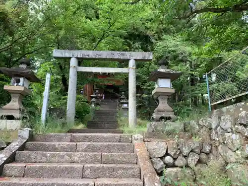 霞森神社の鳥居