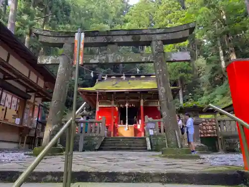 鳳来山東照宮の鳥居