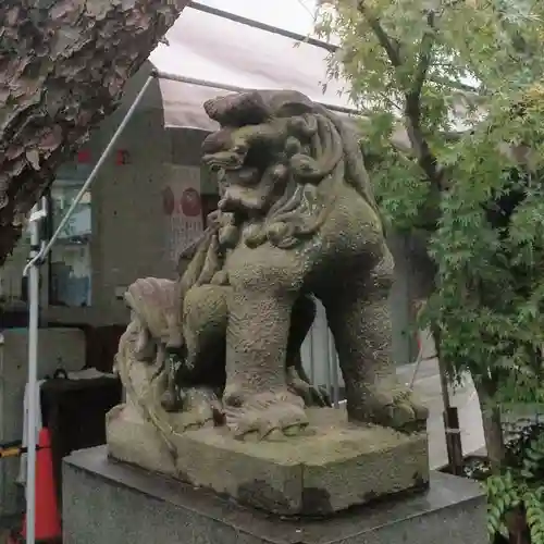 鳩森八幡神社の狛犬