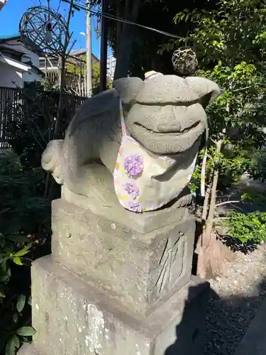 菊田神社の狛犬