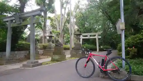 前原御嶽神社の鳥居