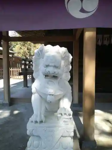 唐澤山神社の狛犬