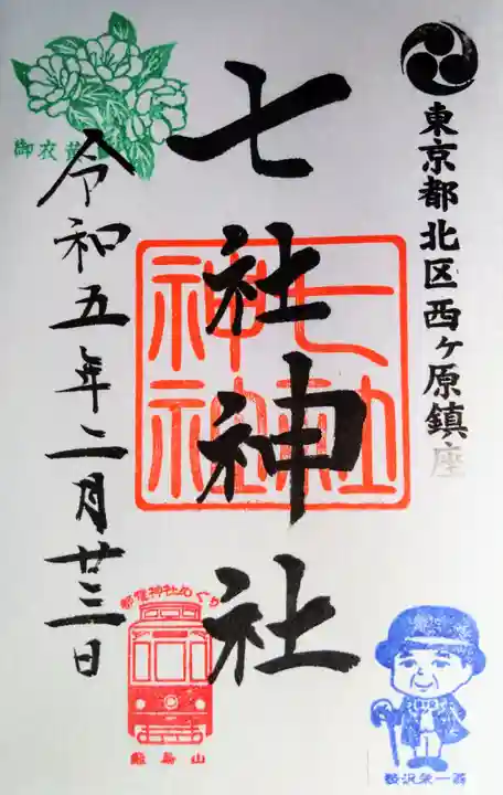 七社神社の御朱印