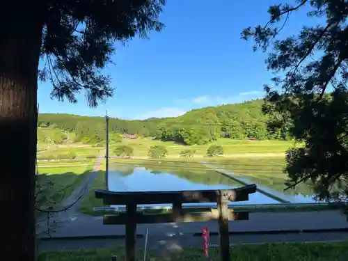 大宮温泉神社の景色