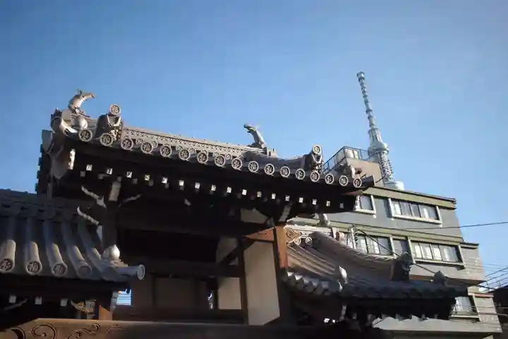 弘福寺の山門・神門