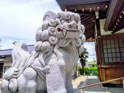 森岡八幡社の狛犬