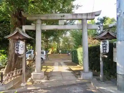 西向天神社の鳥居