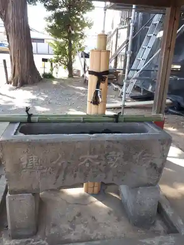 岩槻愛宕神社の手水舎