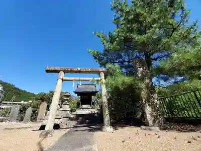安積疎水神社の鳥居