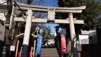 品川貴船神社の鳥居