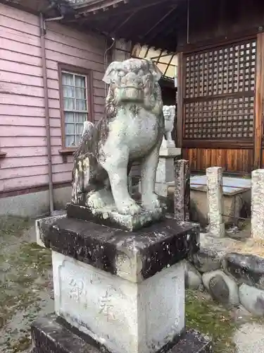 太部古天神社の狛犬