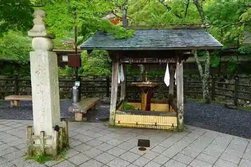高野山金剛峯寺奥の院の手水舎