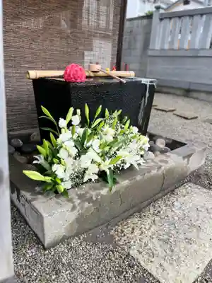 上尾御嶽神社の手水舎