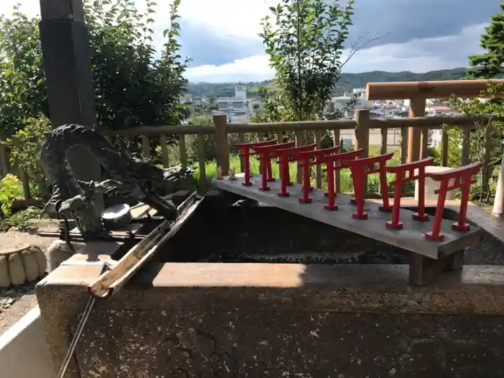 浦幌神社・乳神神社の手水舎