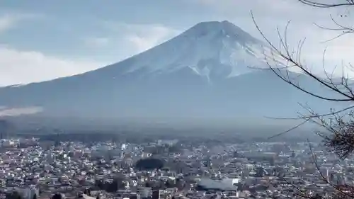 新倉富士浅間神社の景色